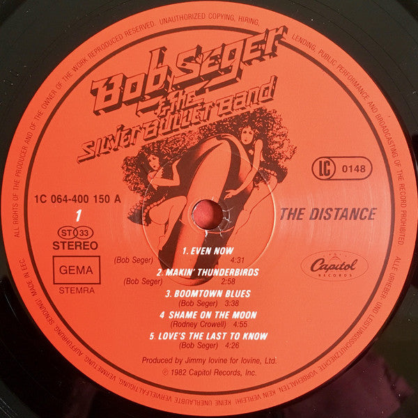 Bob Seger And The Silver Bullet Band - The Distance - LP