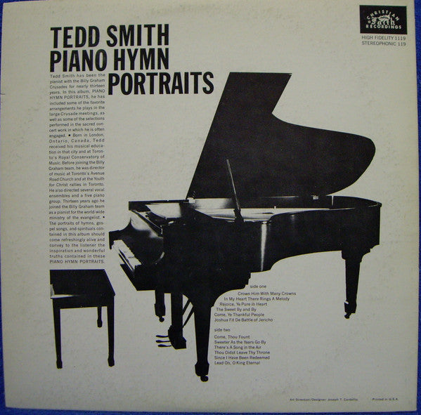 Tedd Smith - Piano Hymn Portraits - LP