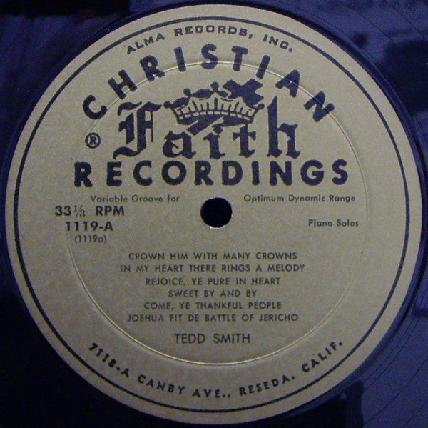 Tedd Smith - Piano Hymn Portraits - LP