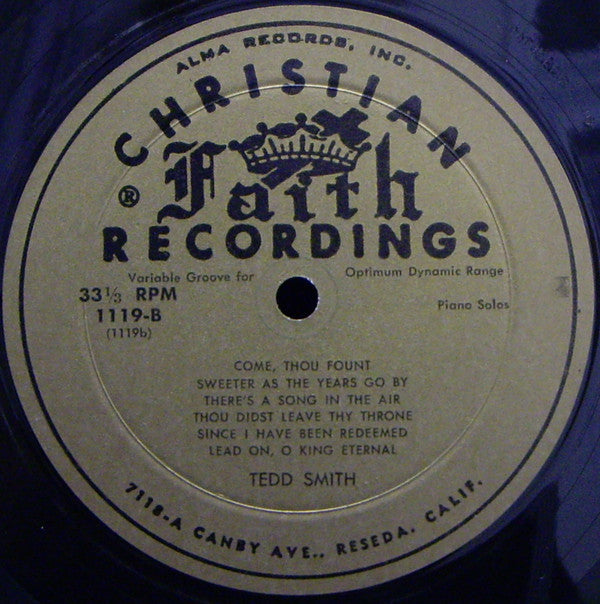 Tedd Smith - Piano Hymn Portraits - LP
