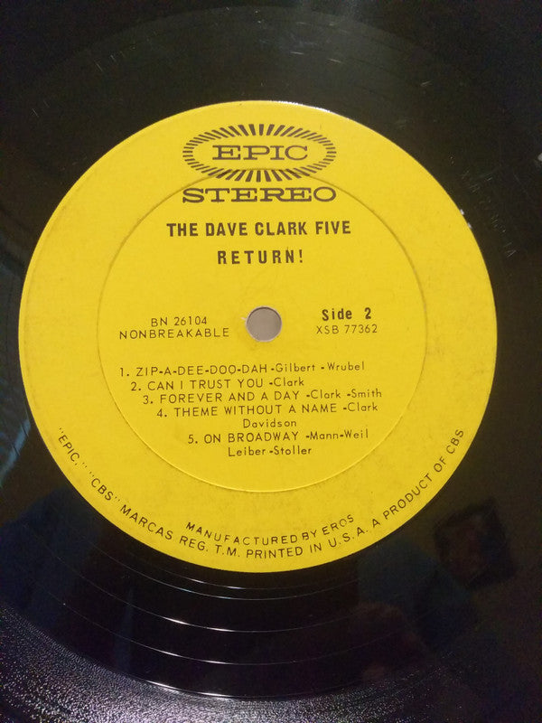 The Dave Clark Five - The Dave Clark Five Return! - LP