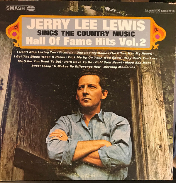 Jerry Lee Lewis - Sings The Country Music Hall Of Fame Hits Vol. 2 - LP