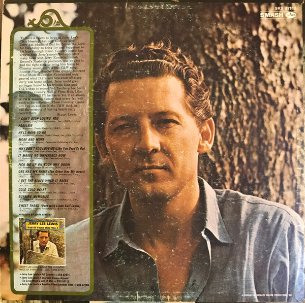 Jerry Lee Lewis - Sings The Country Music Hall Of Fame Hits Vol. 2 - LP