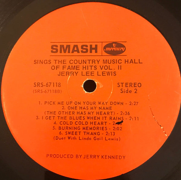Jerry Lee Lewis - Sings The Country Music Hall Of Fame Hits Vol. 2 - LP