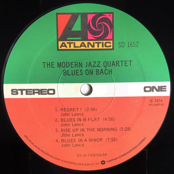 The Modern Jazz Quartet - Blues On Bach - LP