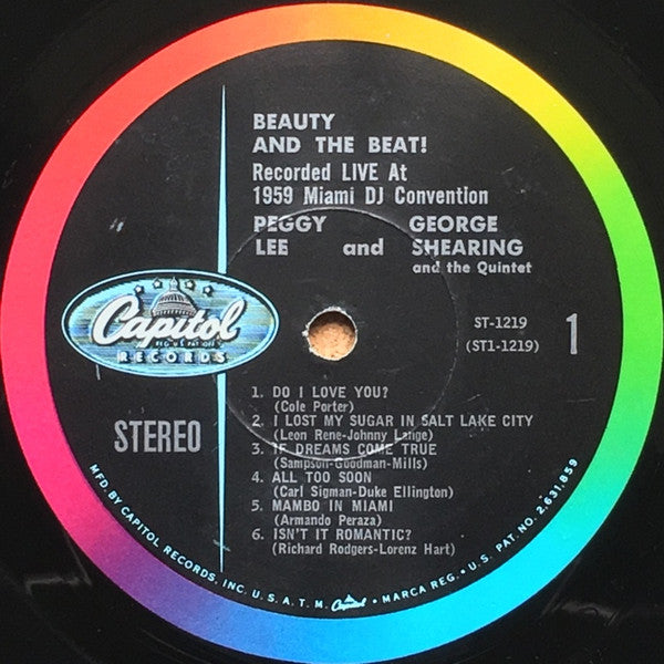 Peggy Lee And George Shearing - Beauty And The Beat! - LP