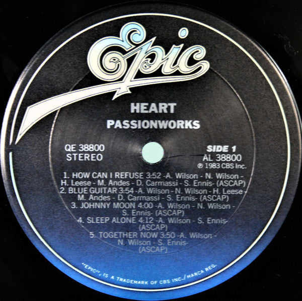 Heart - Passionworks - LP