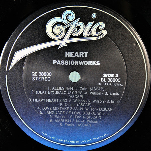 Heart - Passionworks - LP