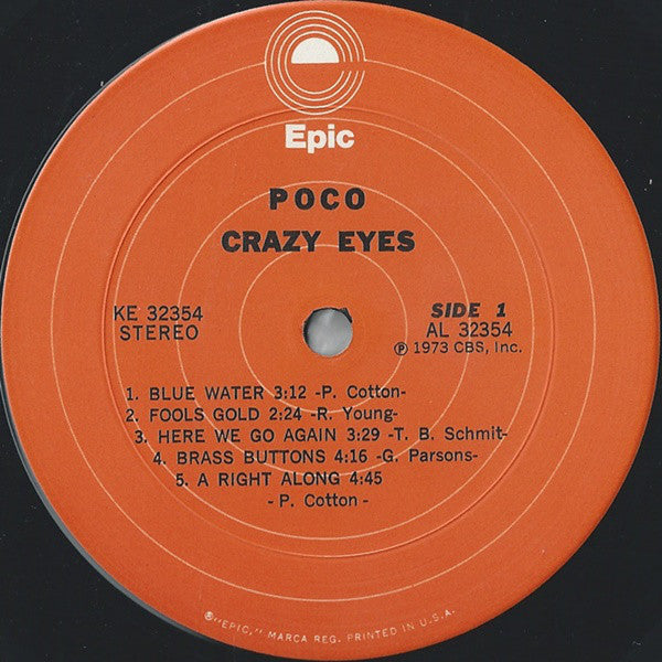 Poco (3) - Crazy Eyes - LP