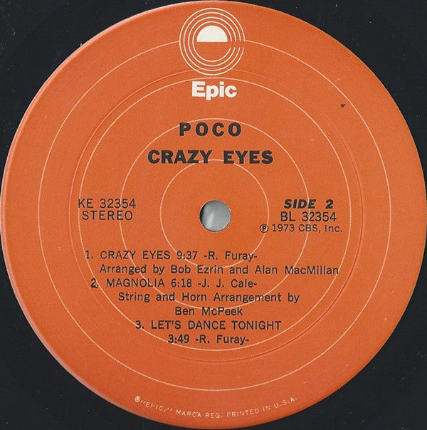 Poco (3) - Crazy Eyes - LP