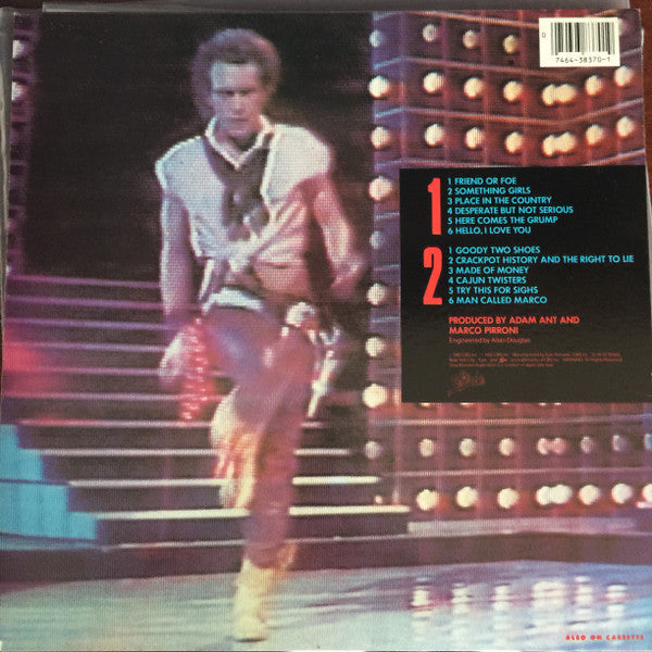 Adam Ant - Friend Or Foe - LP