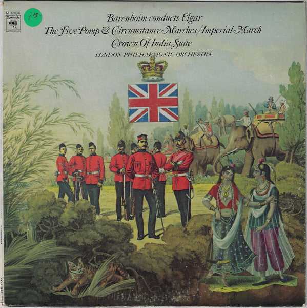 Barenboim* Conducts Elgar*, London Philharmonic Orchestra - The Five Pomp & Circumstance Marches / Imperial March / Crown Of India Suite - LP
