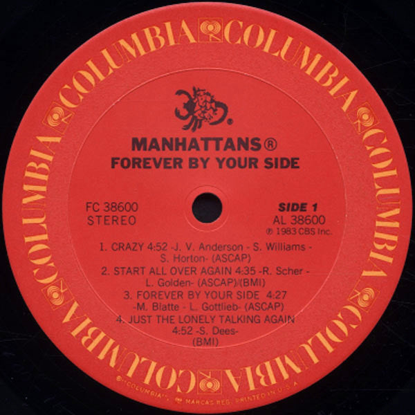 The Manhattans* - Forever By Your Side - LP