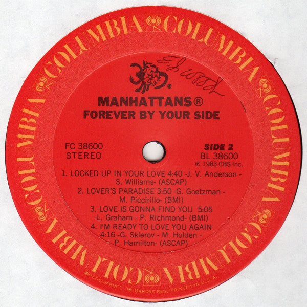 The Manhattans* - Forever By Your Side - LP