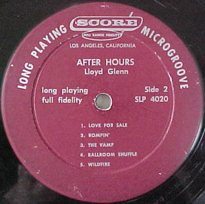Lloyd Glenn - After Hours - LP