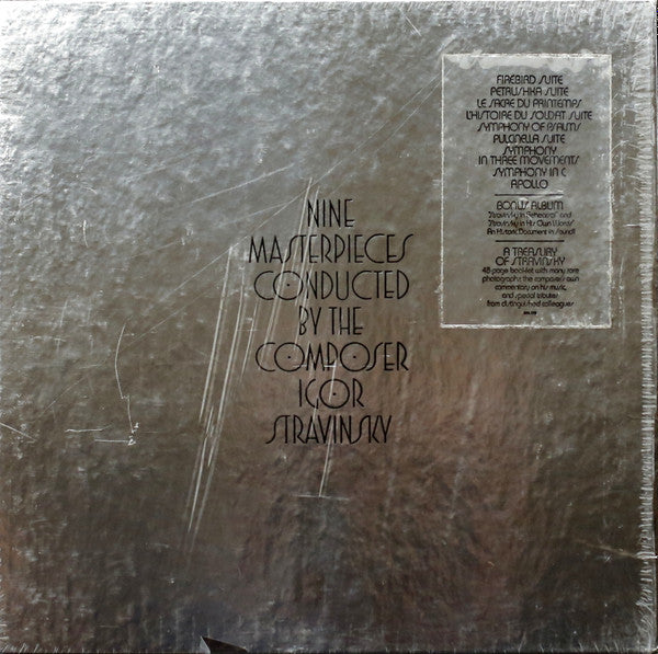 Igor Stravinsky - Nine Masterpieces Conducted By The Composer Igor Stravinsky - LP