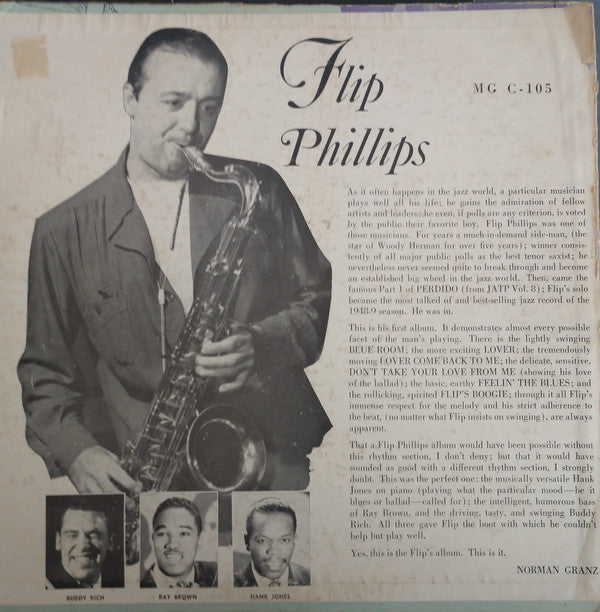Flip Phillips Quartet - Flip Phillips Quartet - LP