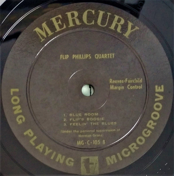 Flip Phillips Quartet - Flip Phillips Quartet - LP
