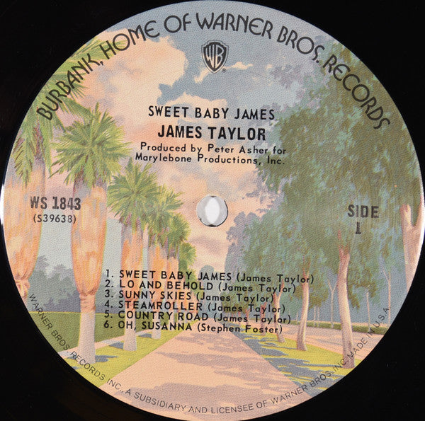 James Taylor  - Sweet Baby James - LP