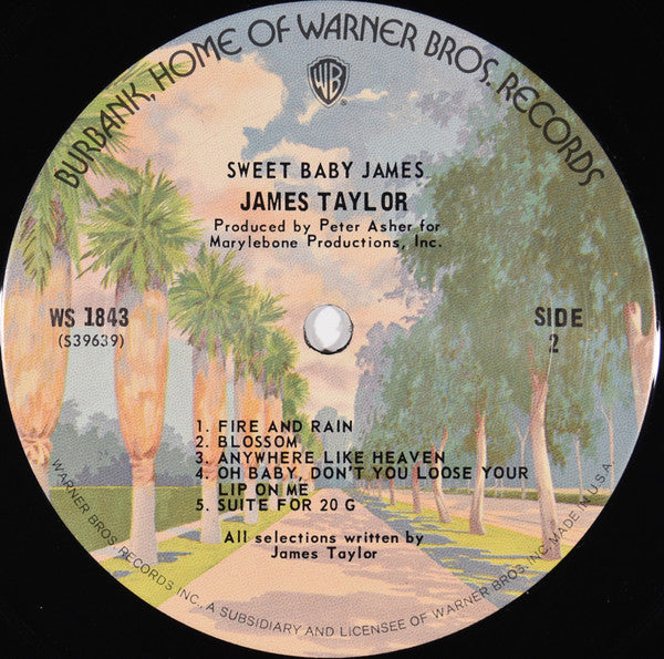 James Taylor  - Sweet Baby James - LP