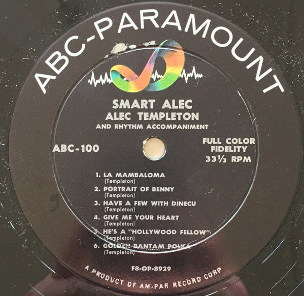 Alec Templeton - Smart Alec - LP