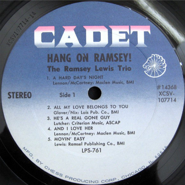 The Ramsey Lewis Trio - Hang On Ramsey! - LP