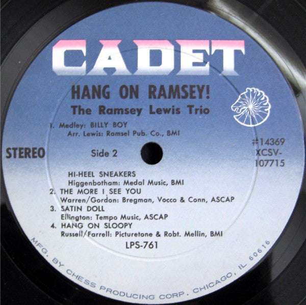 The Ramsey Lewis Trio - Hang On Ramsey! - LP