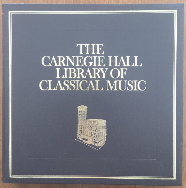 Various - The Carnegie Hall Library Of Classical Music (Bach 1685-1750) - LP