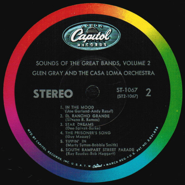 Glen Gray And The Casa Loma Orchestra* - Sounds Of The Great Bands Volume 2 - LP