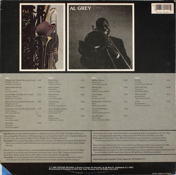 Al Grey - Basic Grey - LP