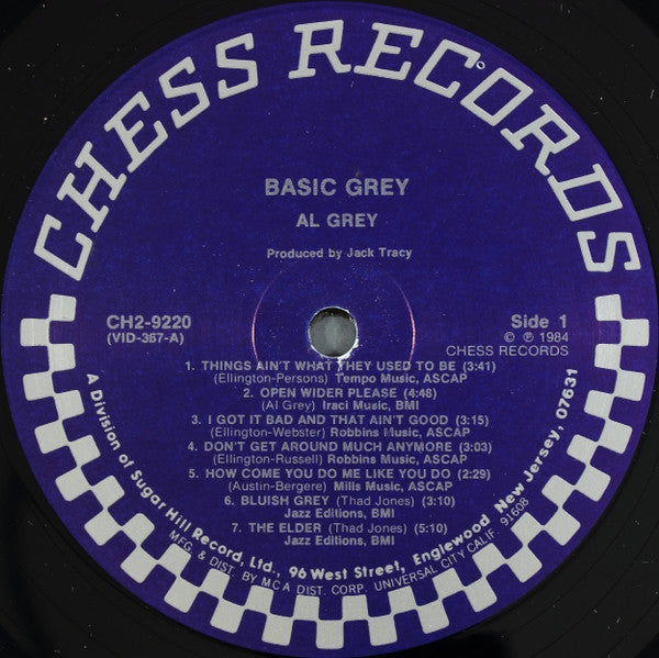 Al Grey - Basic Grey - LP