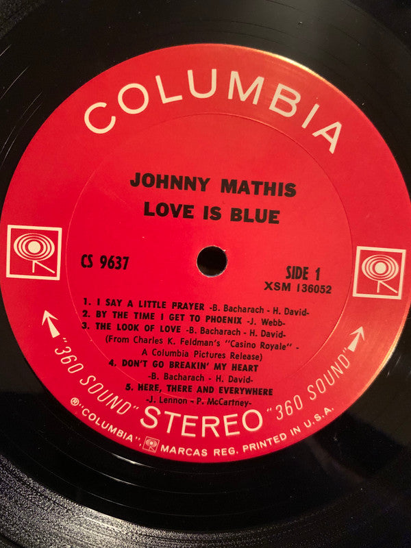 Johnny Mathis - Love Is Blue - LP