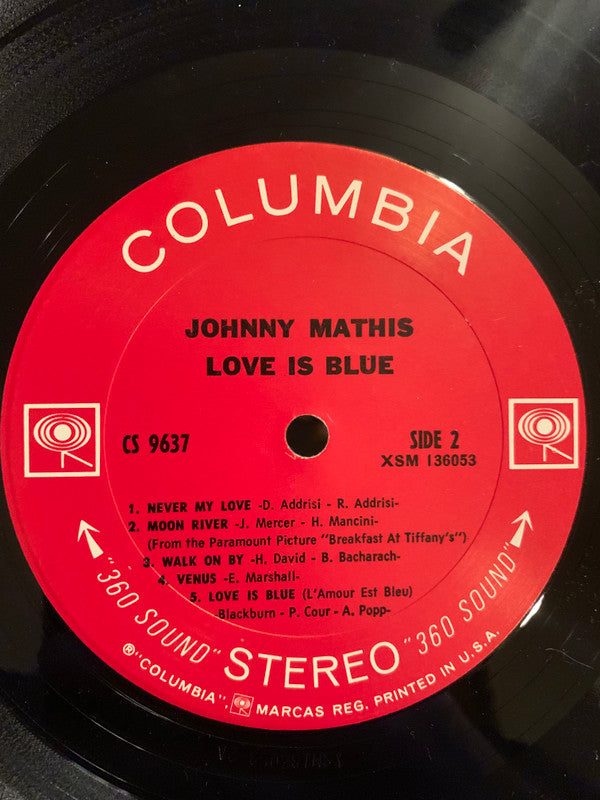 Johnny Mathis - Love Is Blue - LP
