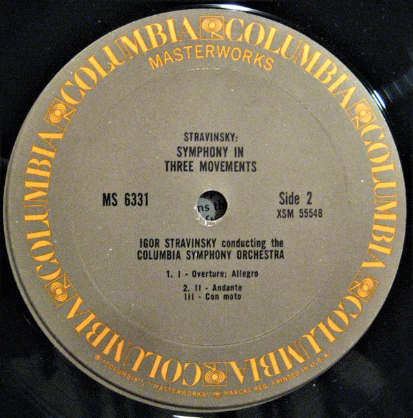 Stravinsky*, Isaac Stern, Columbia Symphony Orchestra - Stravinsky Conducts Stravinsky: Violin Concerto In D (1931) / Symphony In Three Movements (1945) - LP