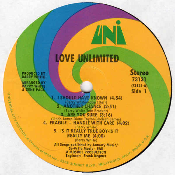 Love Unlimited - From A Girl's Point Of View We Give To You... Love Unlimited - LP