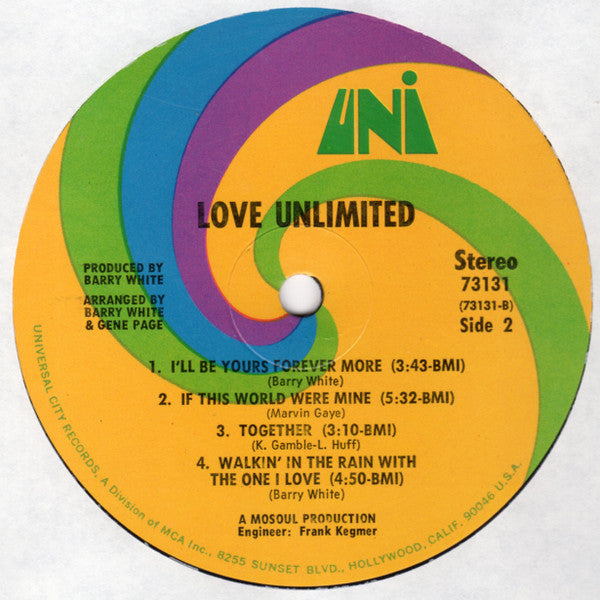 Love Unlimited - From A Girl's Point Of View We Give To You... Love Unlimited - LP