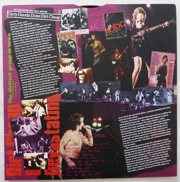 AC/DC - Dirty Deeds Done Dirt Cheap - LP