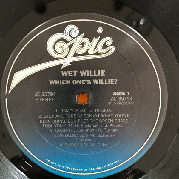 Wet Willie - Which One's Willie? - LP
