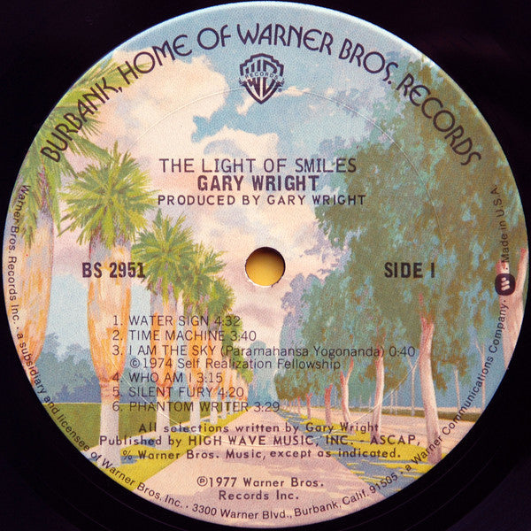Gary Wright - The Light Of Smiles - LP