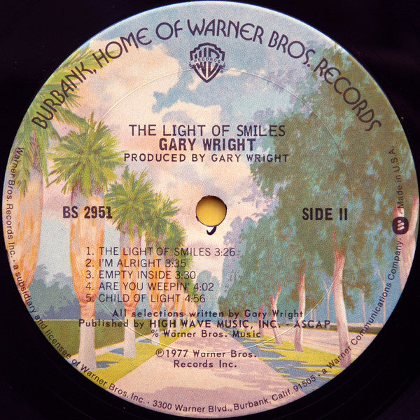 Gary Wright - The Light Of Smiles - LP