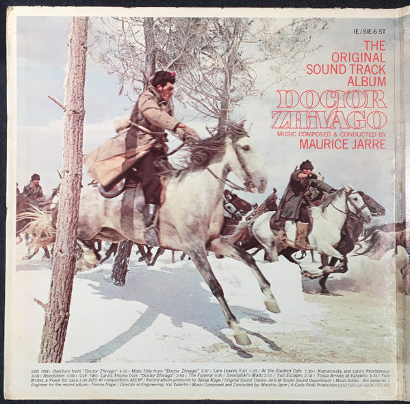 Maurice Jarre - Doctor Zhivago Original Soundtrack Album - LP