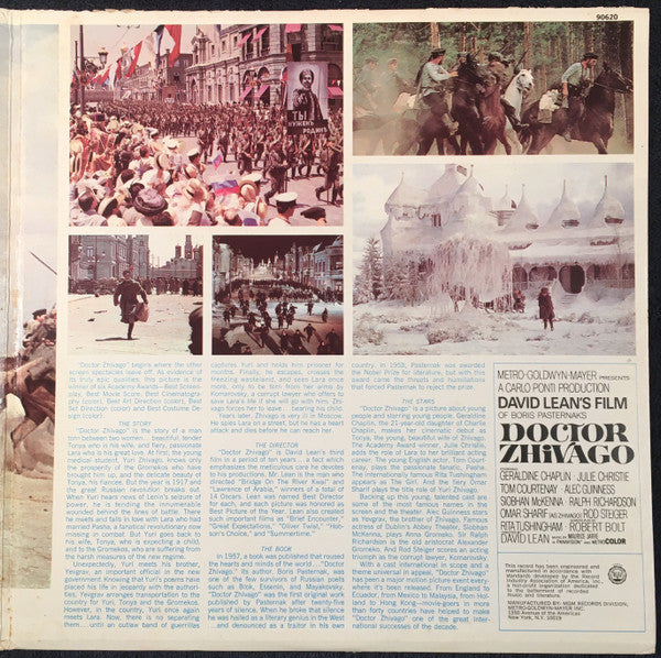 Maurice Jarre - Doctor Zhivago Original Soundtrack Album - LP