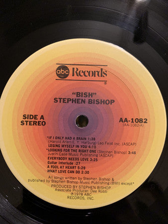 Stephen Bishop - Bish - LP