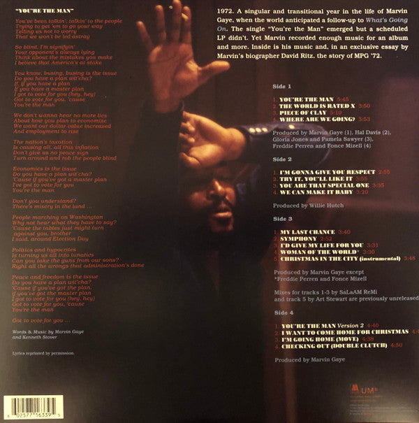 Marvin Gaye - You're The Man - LP