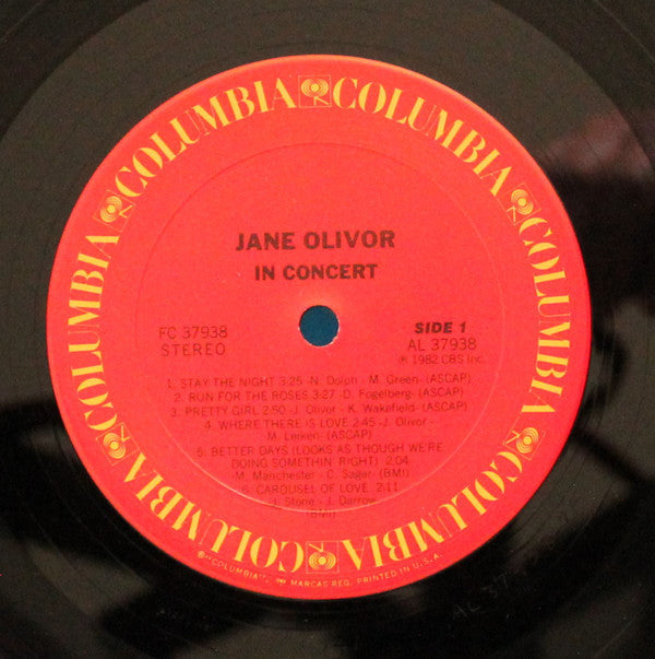 Jane Olivor - In Concert - LP