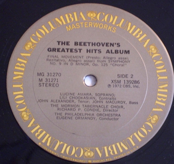 Beethoven* - The Greatest Hits Album - LP