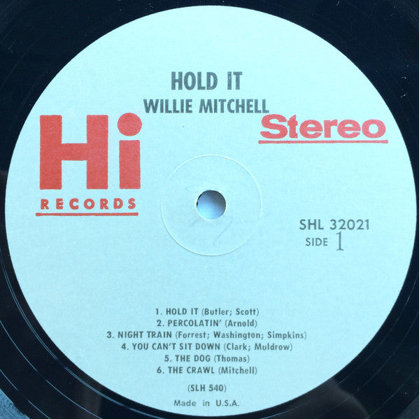 Willie Mitchell - Hold It!!! Here's Willie Mitchell - LP