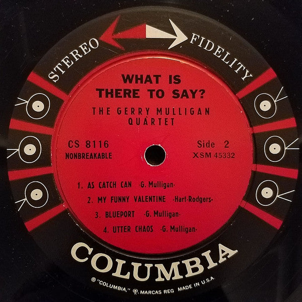 Gerry Mulligan Quartet - What Is There To Say? - LP
