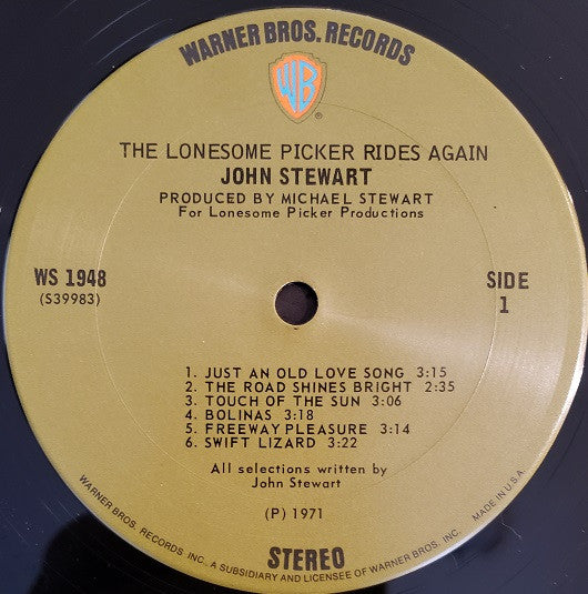 John Stewart (2) - The Lonesome Picker Rides Again - LP