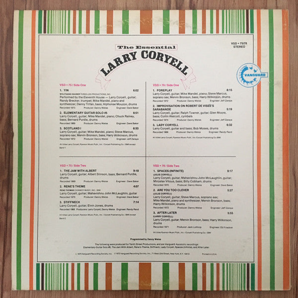 Larry Coryell - The Essential - LP